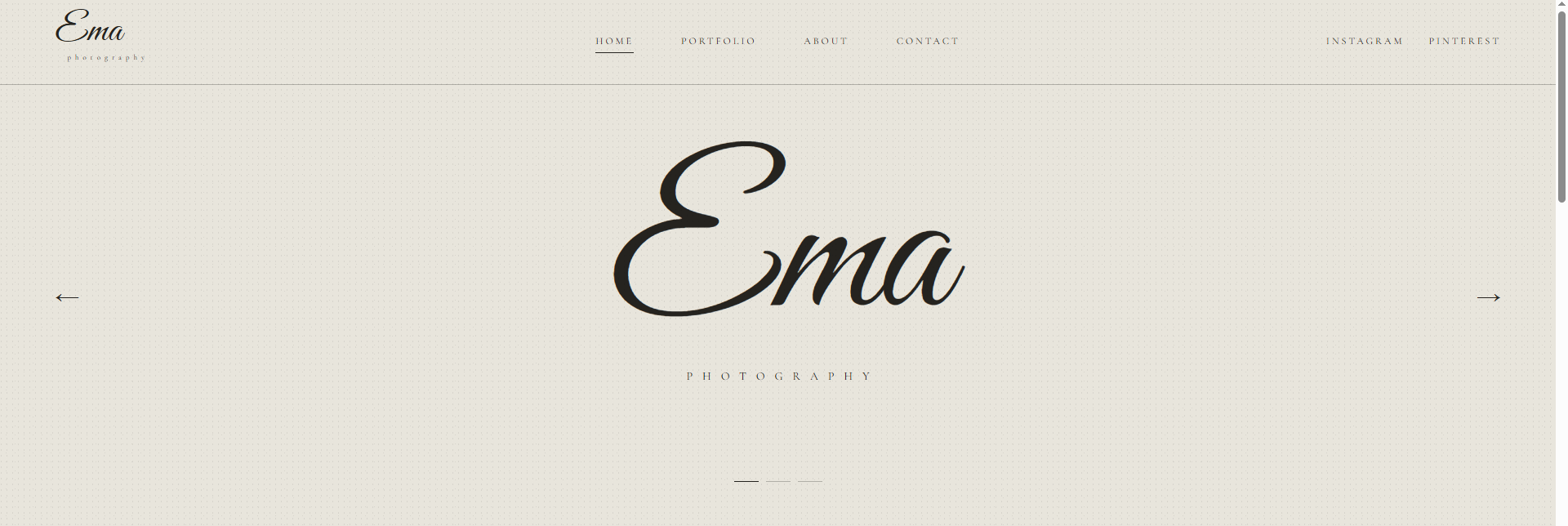 Landing page project